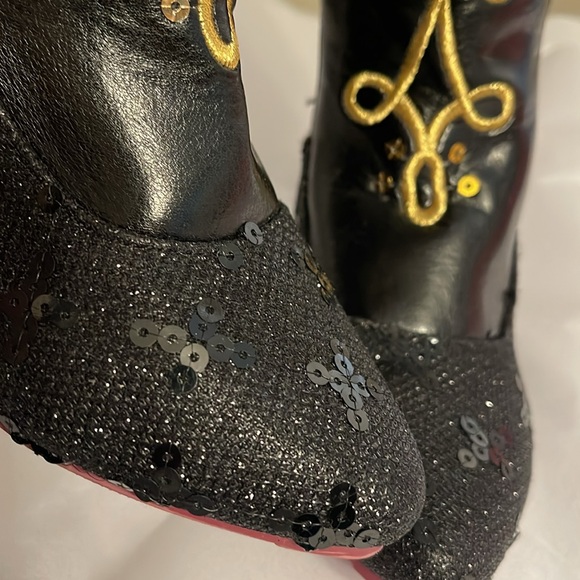 NEW Disney Store Anna Boots Sequin Costume Shoes Girl Child Frozen US 9/10 - Picture 14 of 14